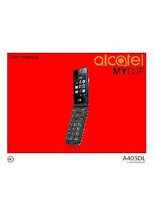 Alcatel 405DL manual. Tablet Instructions.